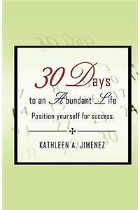 30 Days to an Abundant Life
