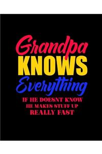 Grandpa Knows Everything If He Doesn't Know He Makes Stuff Up Really Fast
