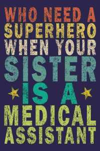 Who Need A Superhero When Your Sister Is A Medical Assistant