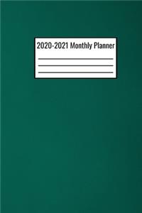 2020-2021 Monthly Planner