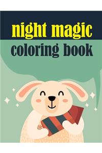 Night Magic Coloring Book