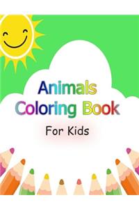 Animals coloring book for kids