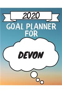 2020 Goal Planner For Devon