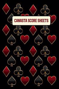 Canasta Score Sheets