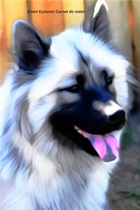 Chien Eurasier Carnet de notes