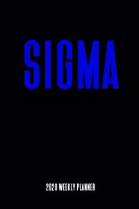 Sigma 2020 Weekly Planner