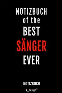 Notizbuch für Sänger