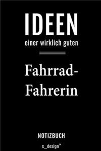 Notizbuch für Fahrrad-Fahrer / Fahrrad-Fahrerin