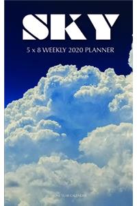 Sky 5 x 8 Weekly 2020 Planner