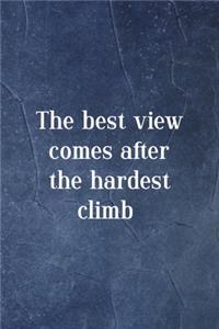 The Best View Comes After The Hardest Climb