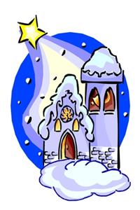 2020 Weekly Planner Snow Covered Winter Church 134 Pages