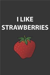 I Like Strawberries Notebook