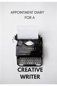 Appointment Diary for a Creative Writer