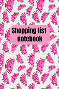 Shopping List Notebook