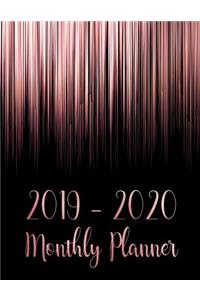 2019-2020 Monthly Planner