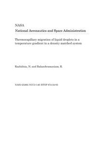 Thermocapillary Migration of Liquid Droplets in a Temperature Gradient in a Density Matched System