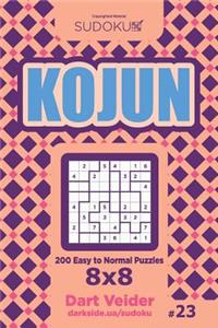 Sudoku Kojun - 200 Easy to Normal Puzzles 8x8 (Volume 23)