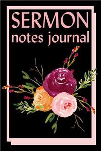 Sermon Notes Journal