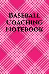 Baseball Coach Notebook