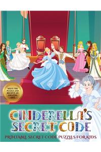 Printable Secret Code Puzzles for Kids (Cinderella's secret code)