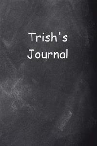 Trish Personalized Name Journal Custom Name Gift Idea Trish