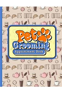 Pet Grooming Appointment Book