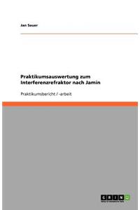 Praktikumsauswertung zum Interferenzrefraktor nach Jamin