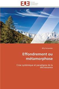 Effondrement Ou M�tamorphose