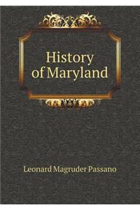 History of Maryland