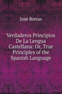 Verdaderos Principios De La Lengua Castellana: Or, True Principles of the Spanish Language