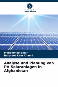 Analyse und Planung von PV-Solaranlagen in Afghanistan