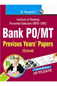 Bank PO/MT Exam Previous Years' Papers (Solved)