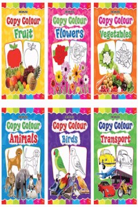 Copy Colour Book - 1 To 6 (Pack)