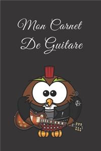 Mon carnet de guitare