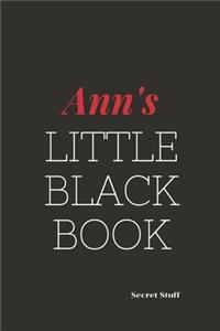 Ann's Little Black Book: Ann's Little Black Book