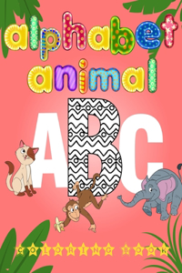 Alphabet Animal ABC Coloring Book