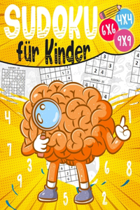 Sudoku für Kinder 4x4 - 6x6 - 9x9