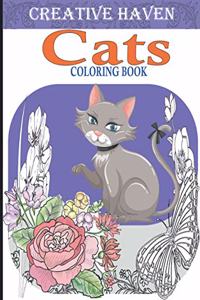Creative Haven Cats Coloring Book