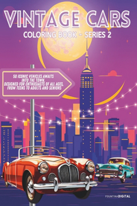 Vintage Cars Coloring Book