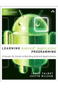 Learning Android Application Programming