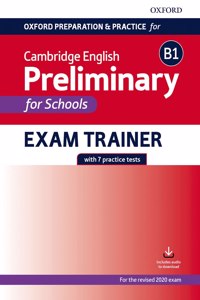 Ox Pre Prac Cam B1 Pre Schs Student Book Without Key: Preparing Students For The Cambridge English B1 Preliminary For Schools Exam. (Oxford Preparation And Practice For Cambridge English)