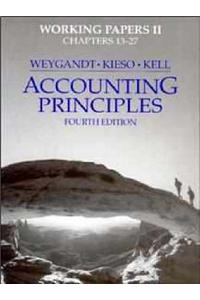Accounting Principles: Working Papers 2 to 4r.e
