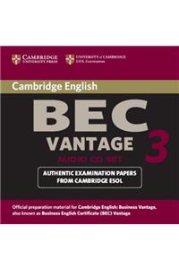 Cambridge BEC Vantage 3 Audio CD Set (2 CDs)