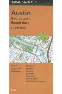 Rand McNally Austin/Georgetown/Round Rock, Texas Street Map