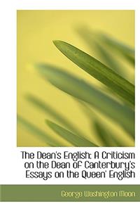 The Dean's English