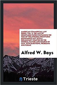 American Commercial Law Series