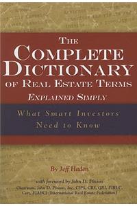 Complete Dictionary of Real Estate Terms Explained Simply