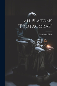 Zu Platons "protagoras"