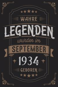 Wahre Legenden wurden im September 1934 geboren