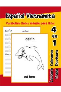 Español Vietnamita Vocabulario Basico Animales para Niños